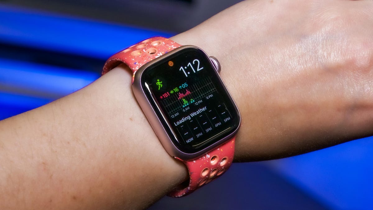 An Apple Watch Series 9 on someone's wrist.