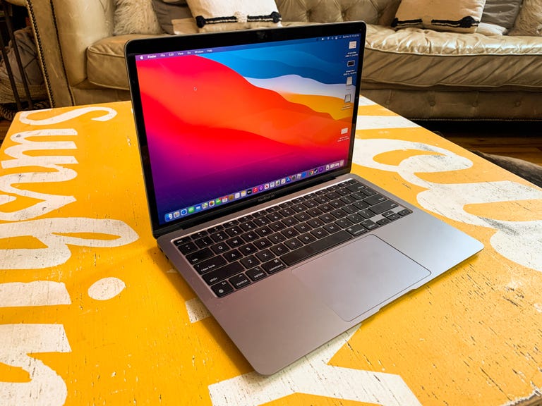 M1 MacBook Air on a table