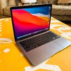 M1 MacBook Air on a table